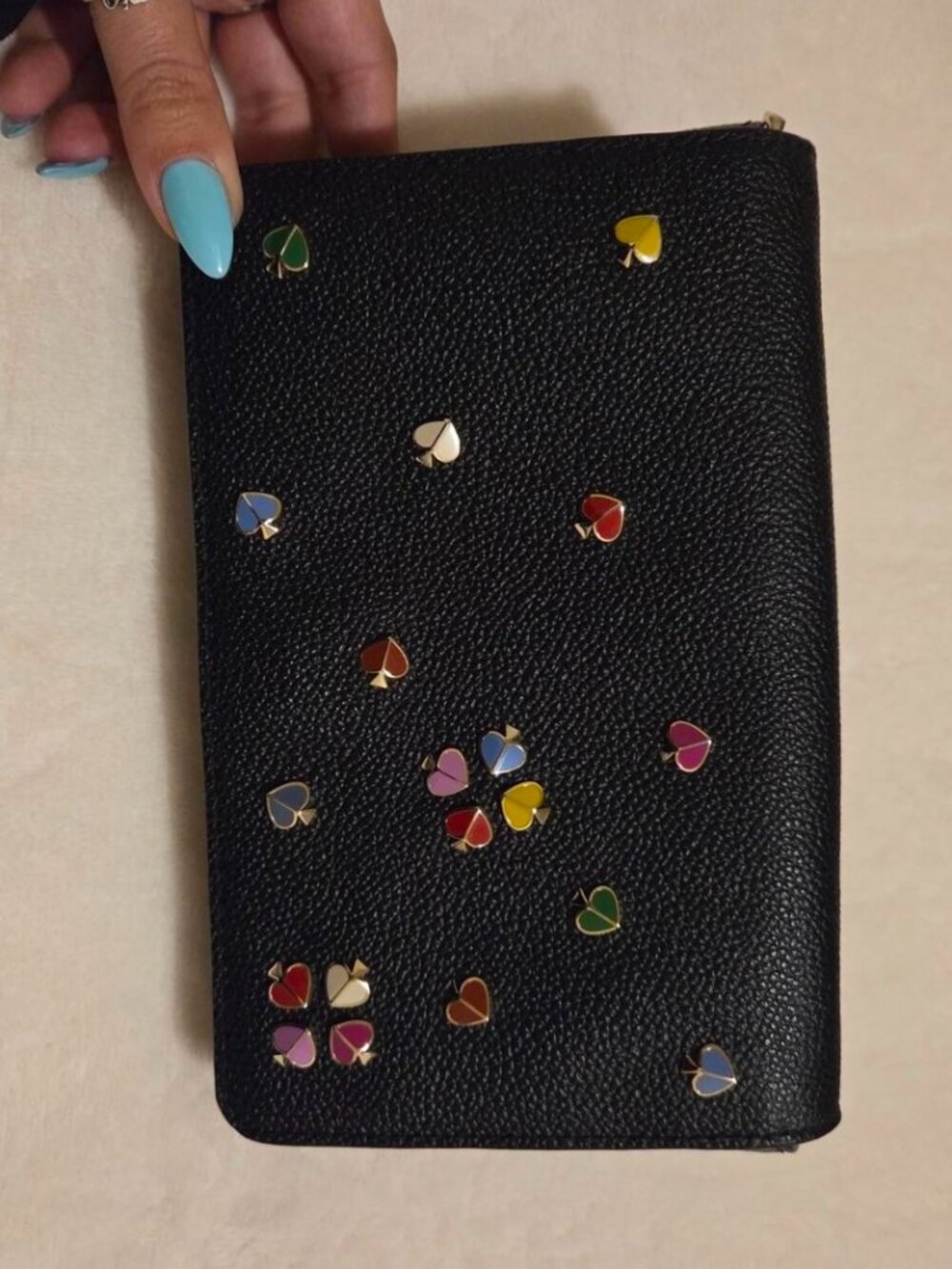 Kate Spade Margaux Enamel Spade Chain Wallet